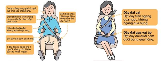 Dây đai an toàn giúp túi khí hoạt động hiệu quả hơn