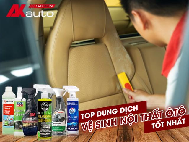 Bí quyết vệ sinh nội thất xe ô tô chỉ trong 15 phút với dung dịch chuyên dụng
