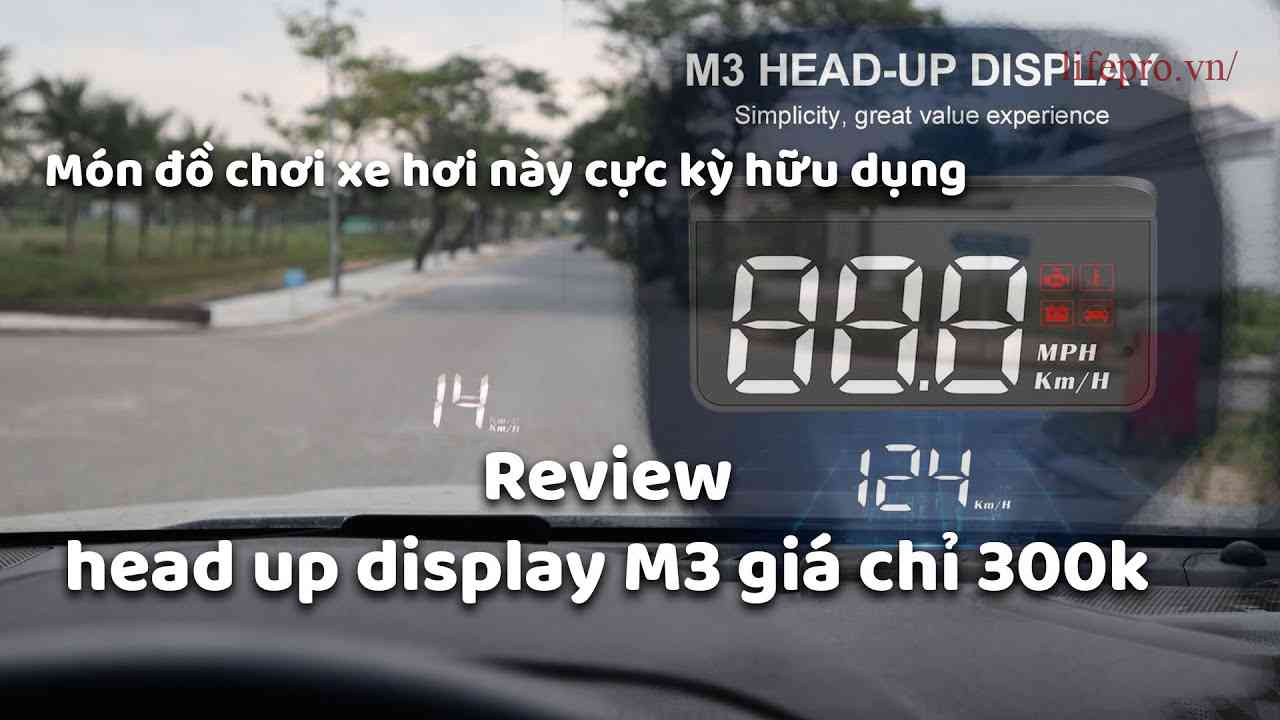 10 Màn hình HUD hiển thị tốc độ trên kính lái tốt nhất