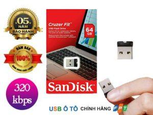 USB ô tô: Giải pháp nghe nhạc tiện lợi và gọn nhẹ