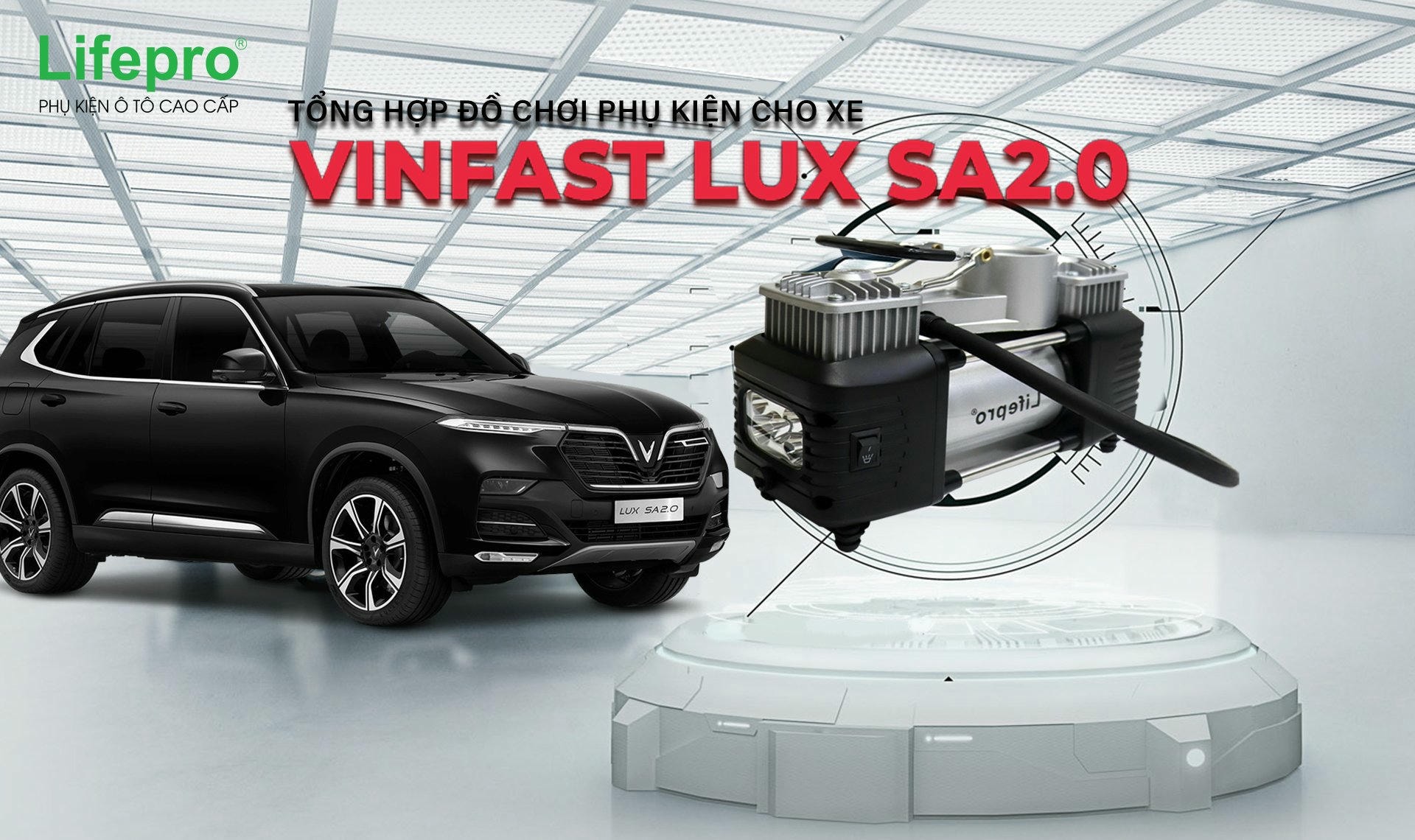 Tổng hợp đồ chơi phụ kiện cho xe Vinfast Lux SA 2.0