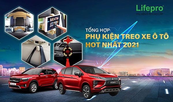 Tổng hợp các phụ kiện treo xe ô tô hot nhất 2021